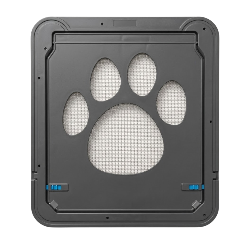 Magnetic Screen Pet Door ABS Plastic Lockable Flap for Dogs and Cats