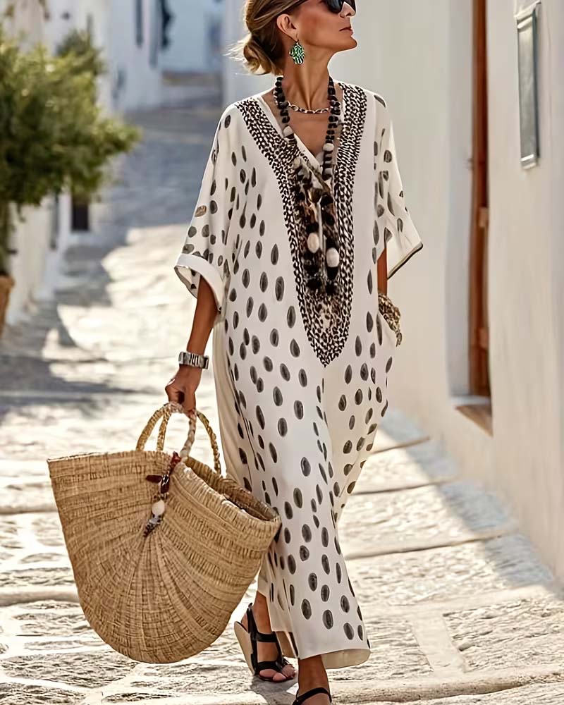 Women's Maxi Kaftan Dress