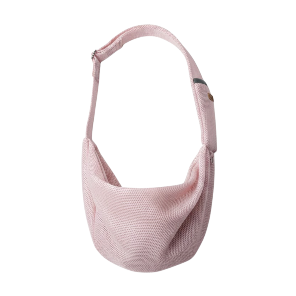 Hands-Free Pet Sling Carrier Breathable Mesh Shoulder Bag for Small Dogs and Cats