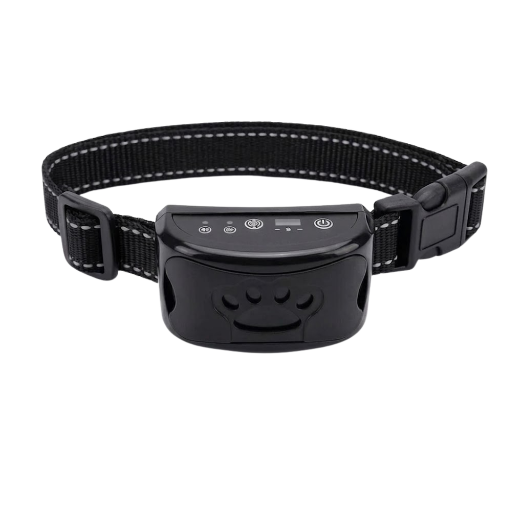 Anti Bark Collar with Vibration and Sound Rechargeable Nylon Training Band for Dogs
