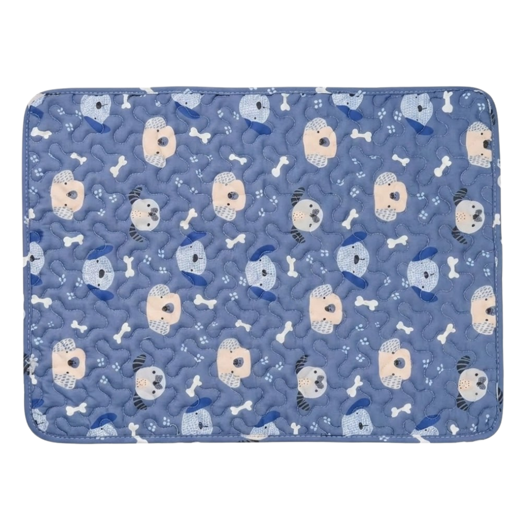 Ice Silk Cooling Pet Mat Breathable PU Moisture Proof Dog Bed Blanket for Cats