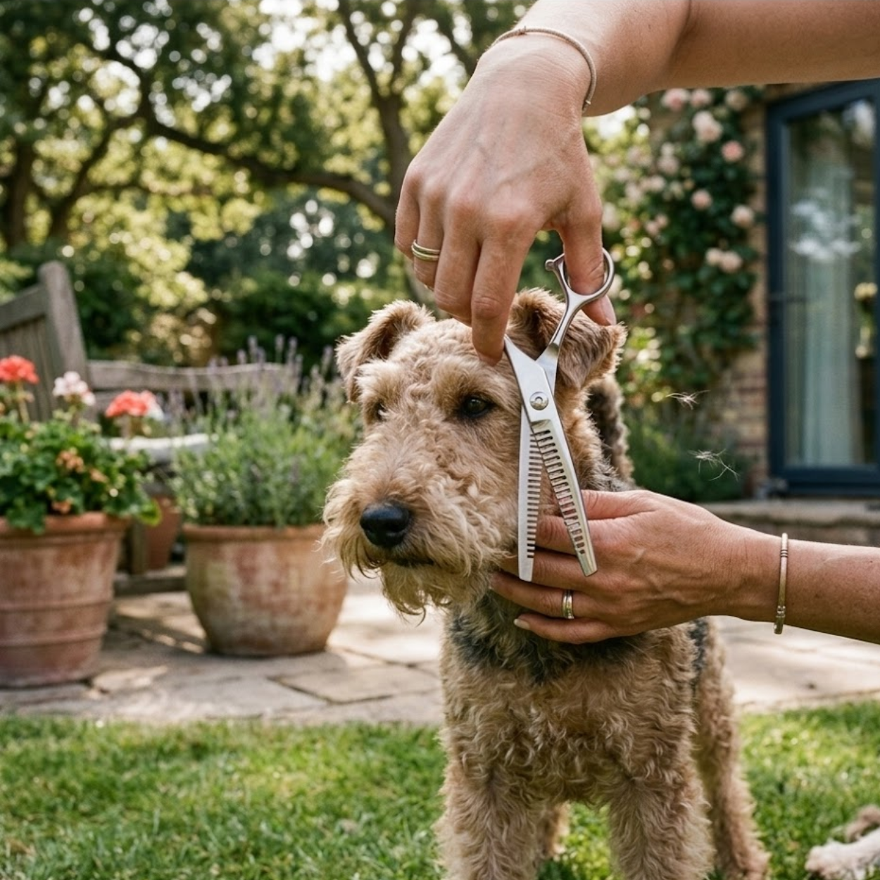 Stainless Steel Curved Pet Grooming Shears Professional Dog Cat Thinning Scissors