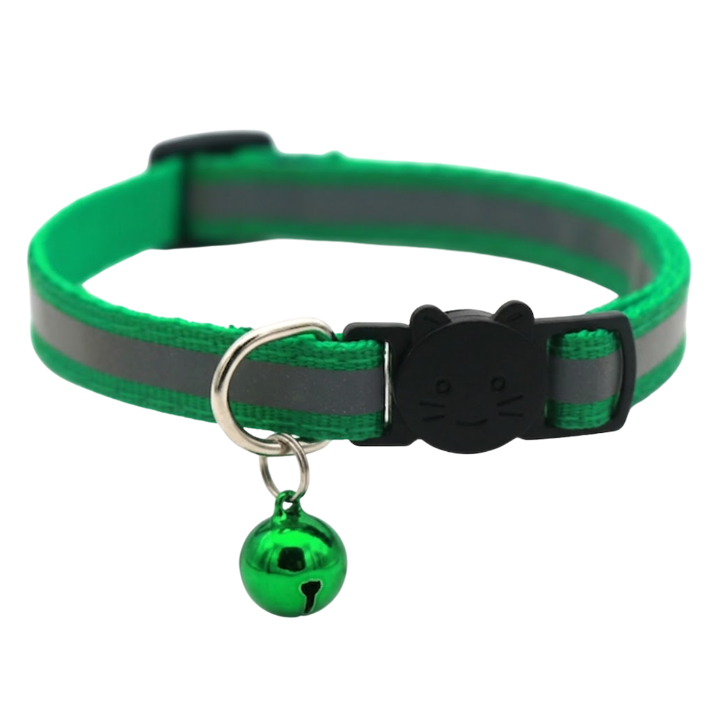 Reflective Cat Collar with Bell and Breakaway Buckle for Small Dogs and Kittens