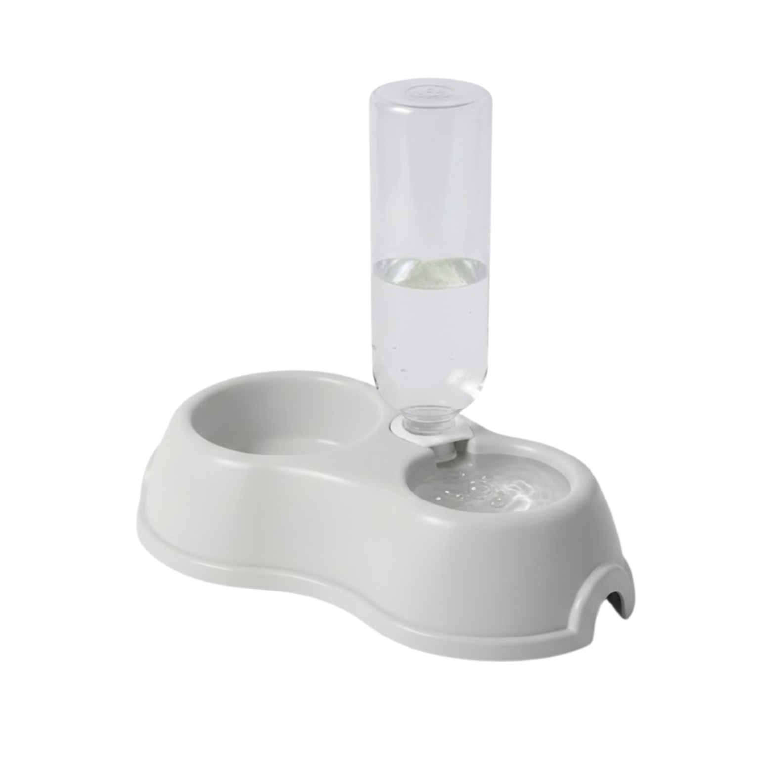 Automatic Cat Water Dispenser and Double Food Bowl Set with Raised Stand