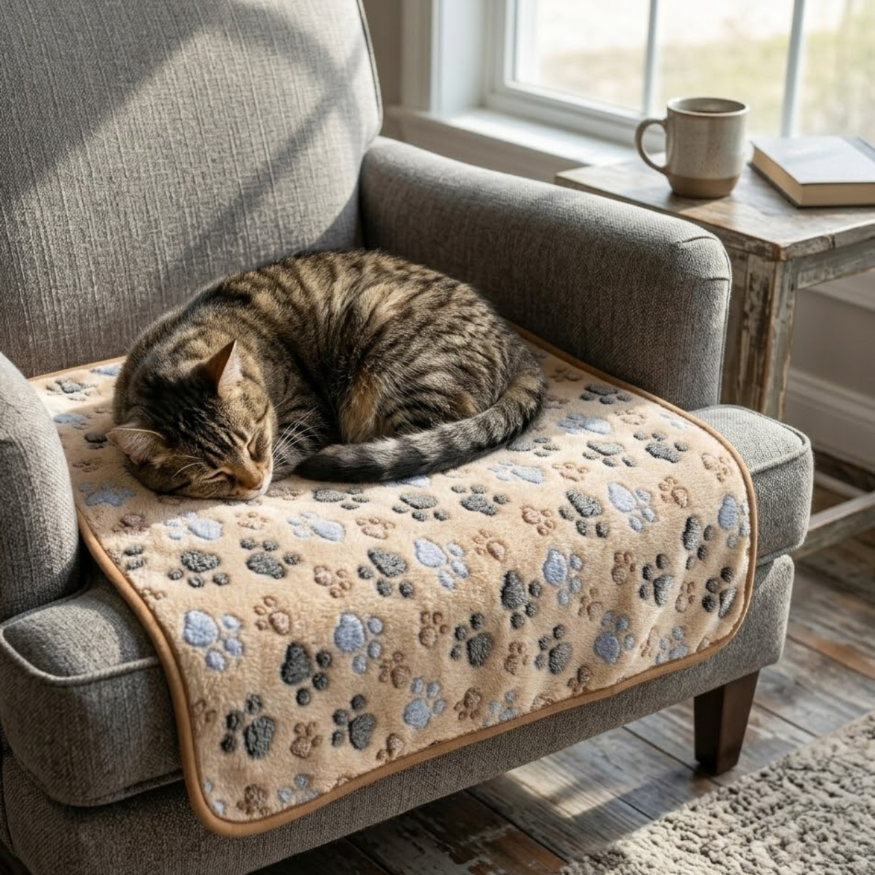 Soft Flannel Pet Blanket Breathable Coral Fleece Sleeping Mat for Dogs and Cats