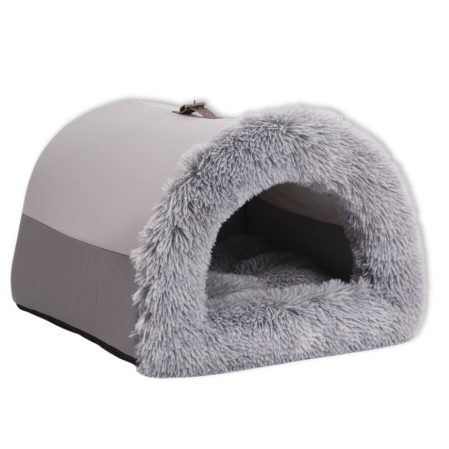 Winter Plush Cat Bed Dog Kennel Warm Cat House Villa