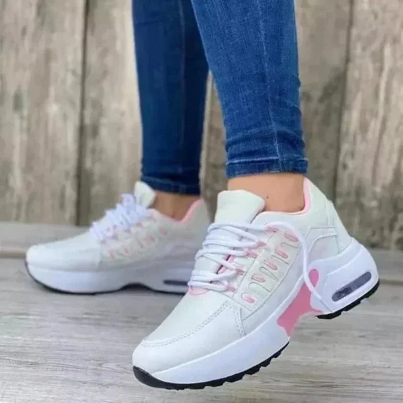 Walking shoes with cushioned insoles — slip-on style for daily comfort