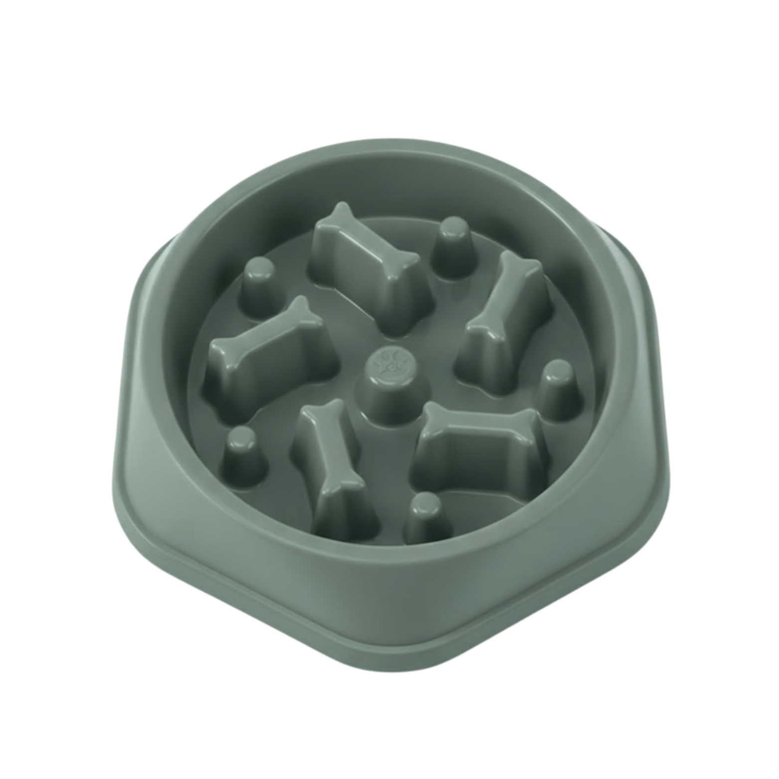 Anti-Gulping Dog Slow Feeder Bowl Non-Slip Plastic Maze Puzzle for Cats and Puppies