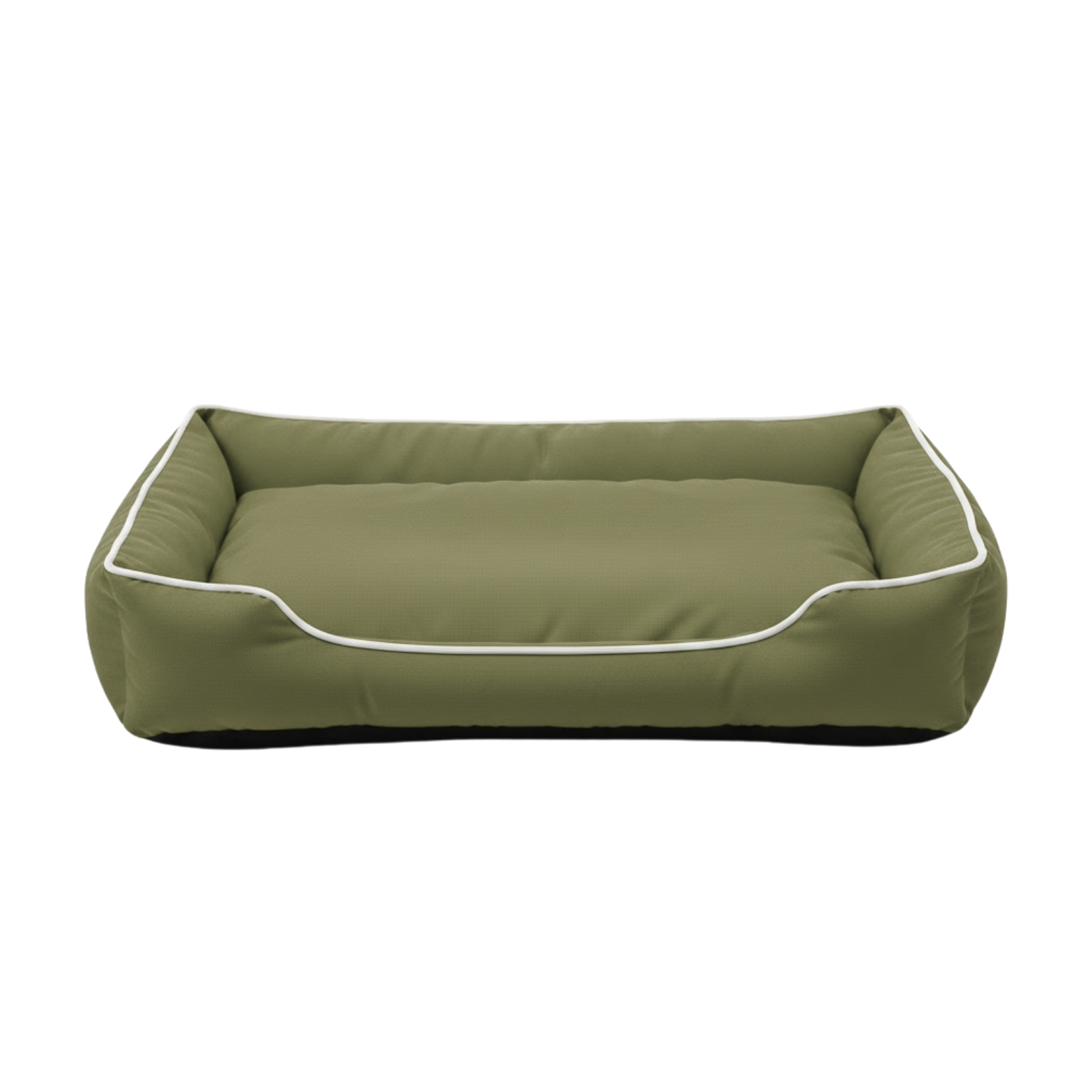 Waterproof Square Dog Bed with Durable Fiber Padding and Mechanical Wash Construction