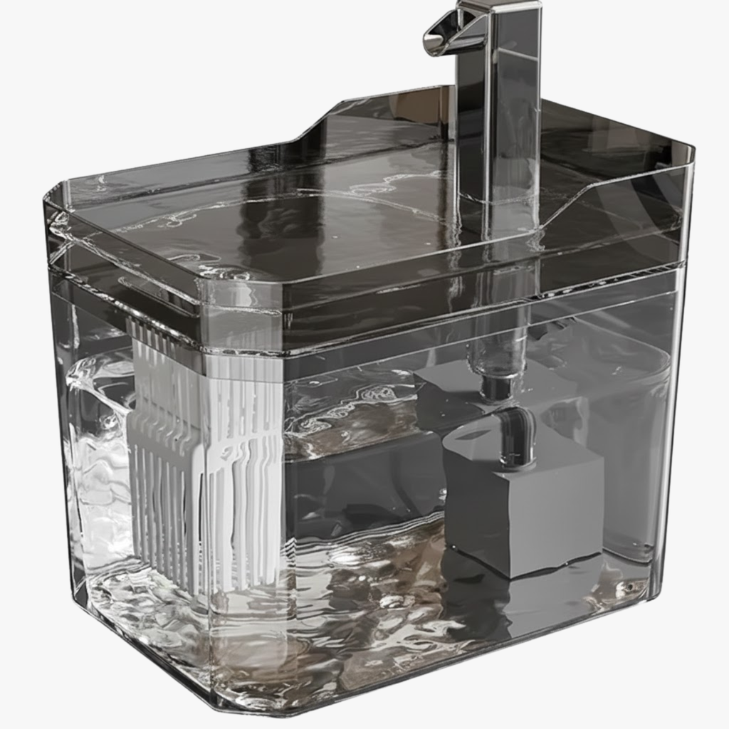 Transparent Pet Water Dispenser Automatic Circulating Drinker