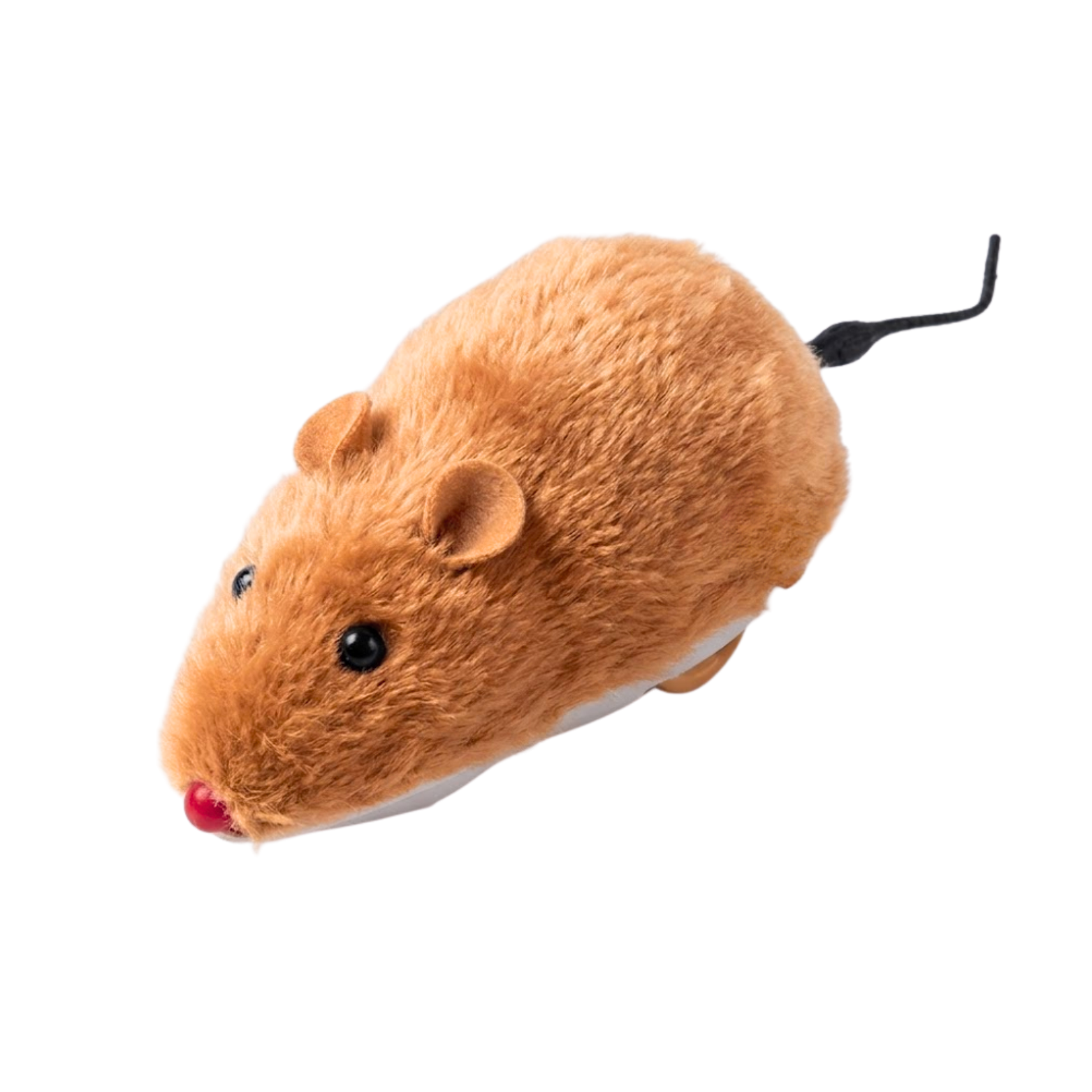 Lifelike Plush Mouse Running Toy for Cats and Dogs Interactive Moving Rat Pet Supply