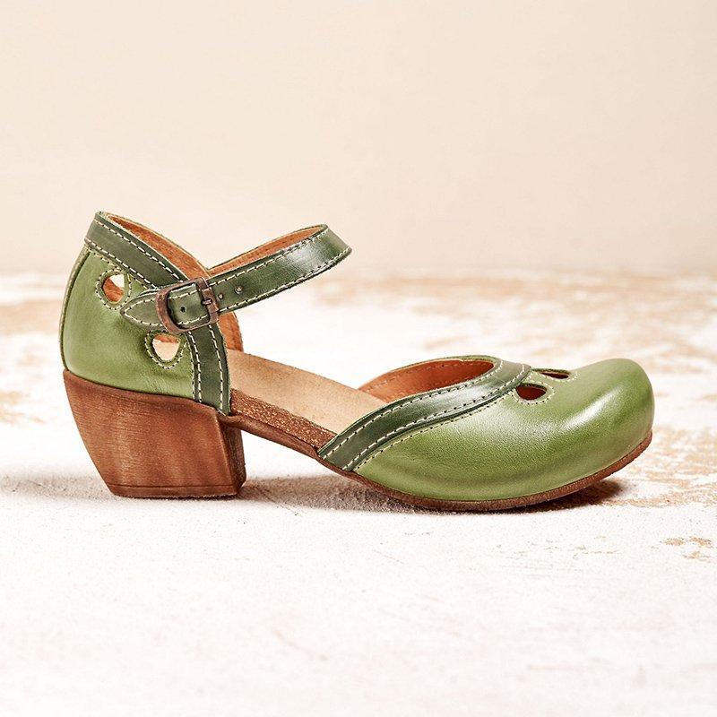 Women's sandals - low heel adjustable strap morning strolls