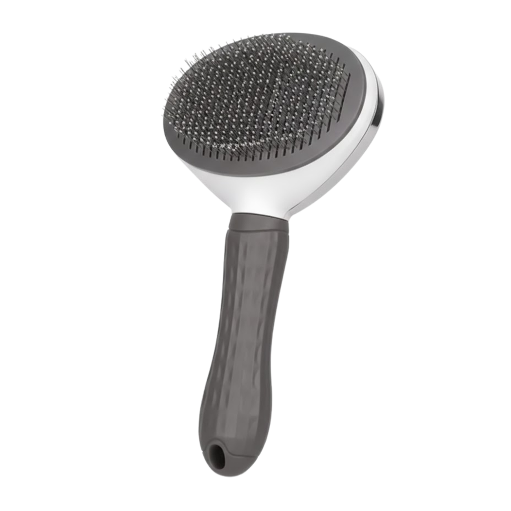 Self-Cleaning Slicker Brush Stainless Steel Pet Grooming Shedding Comb for Dogs Cats