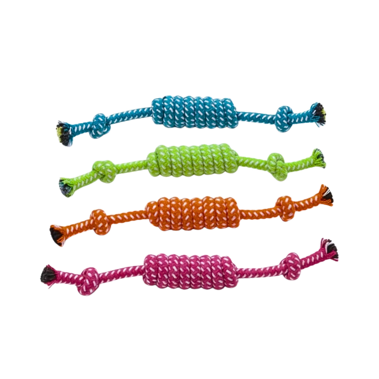 Interactive Cotton Rope Dog Toy Ball for Aggressive Chewers and Dental Care