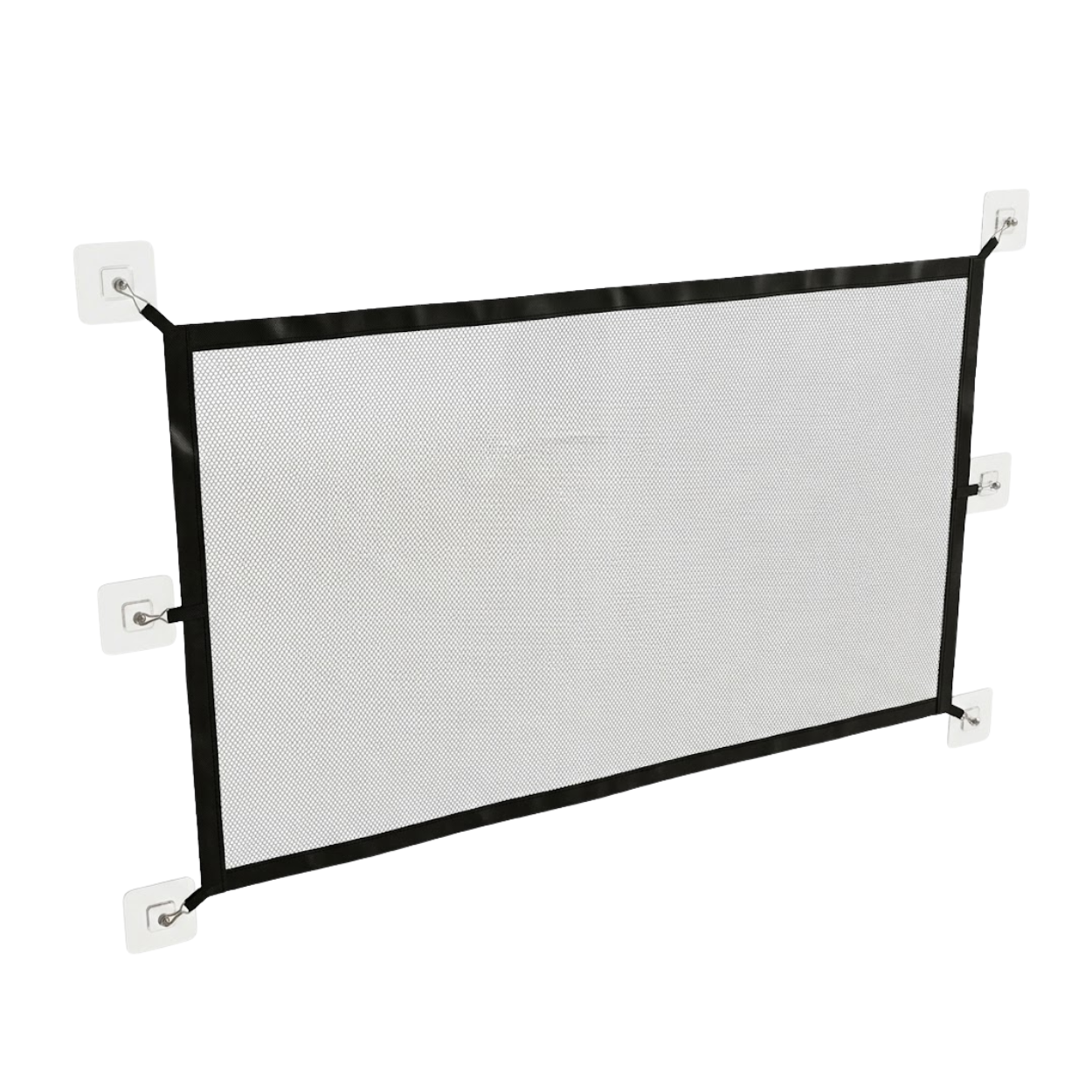 Pet Safety Mesh Gate Folding Portable Dog Barrier for Stairs and Doorways