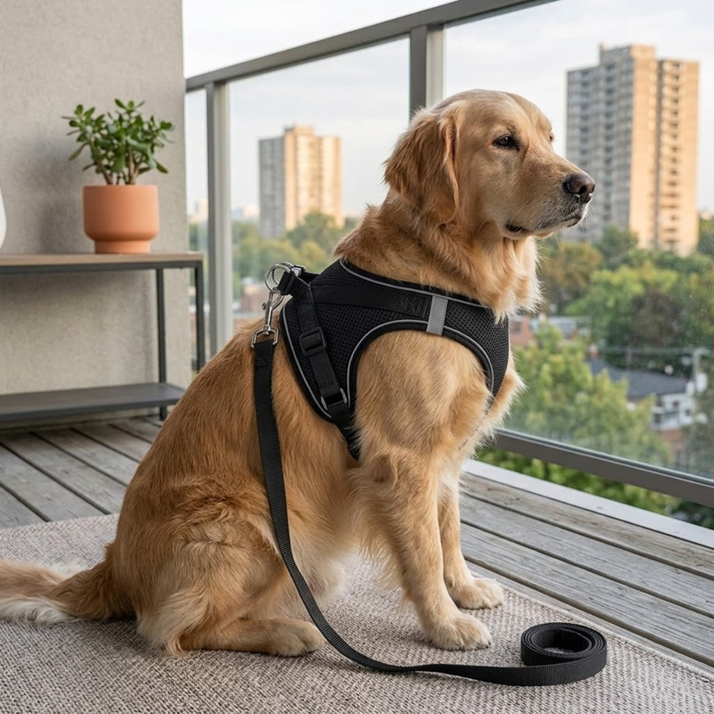 Reflective Dog Harness and Leash Set Breathable Mesh No Pull Vest for Small Pets
