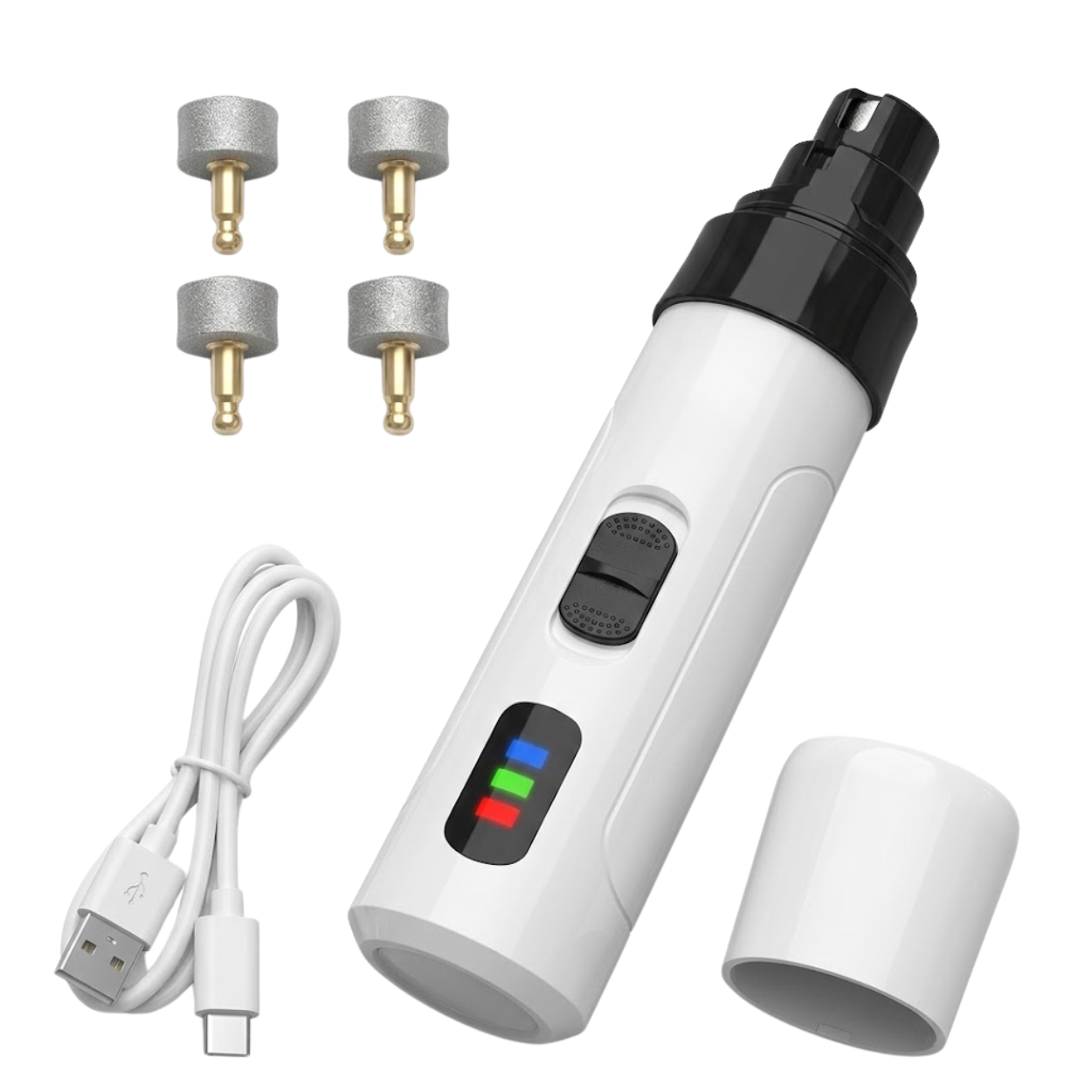 Electric Pet Nail Grinder Rechargeable USB Professional Dog and Cat Paws Nails Trimmer