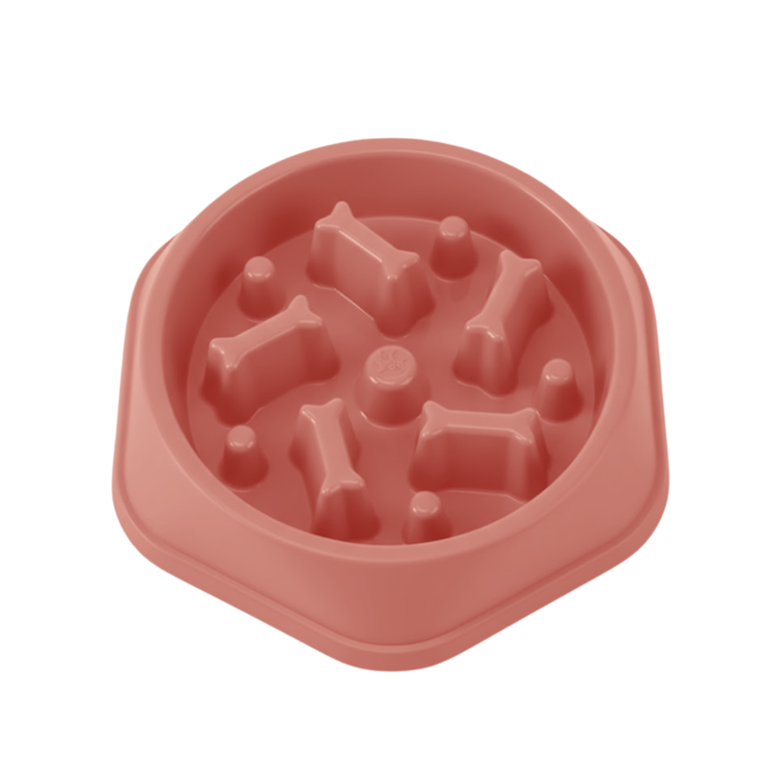 Anti-Gulping Dog Slow Feeder Bowl Non-Slip Plastic Maze Puzzle for Cats and Puppies