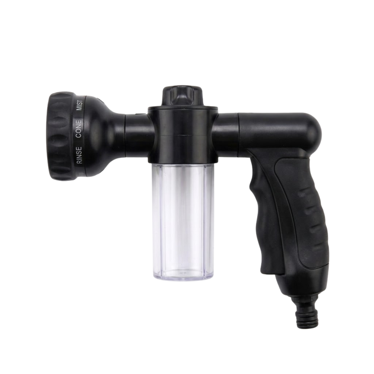 Pet Shower Sprayer Nozzle with Foam Soap Dispenser for Adjustable Dog Bath Cleaning