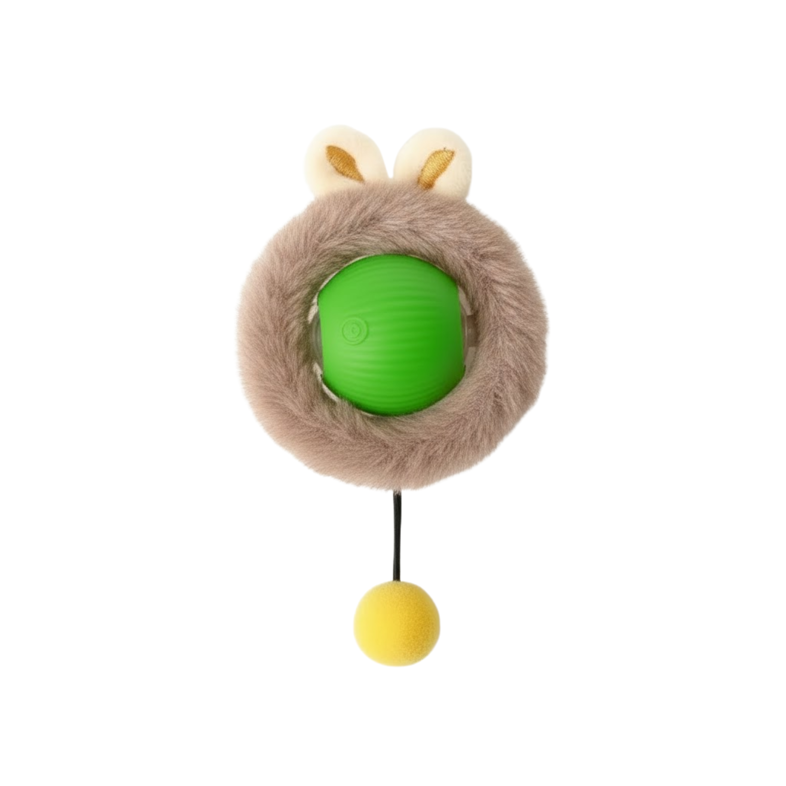 Interactive Motion Activated Cat Toy Ball with Hide and Seek Cloth Pouch Cover