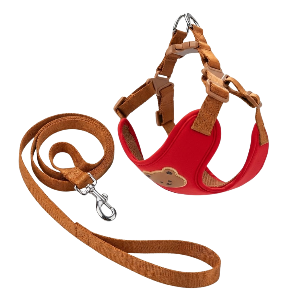 Pet Harness and Leash Set Adjustable Anti-Escape Vest for Small Dogs and Cats