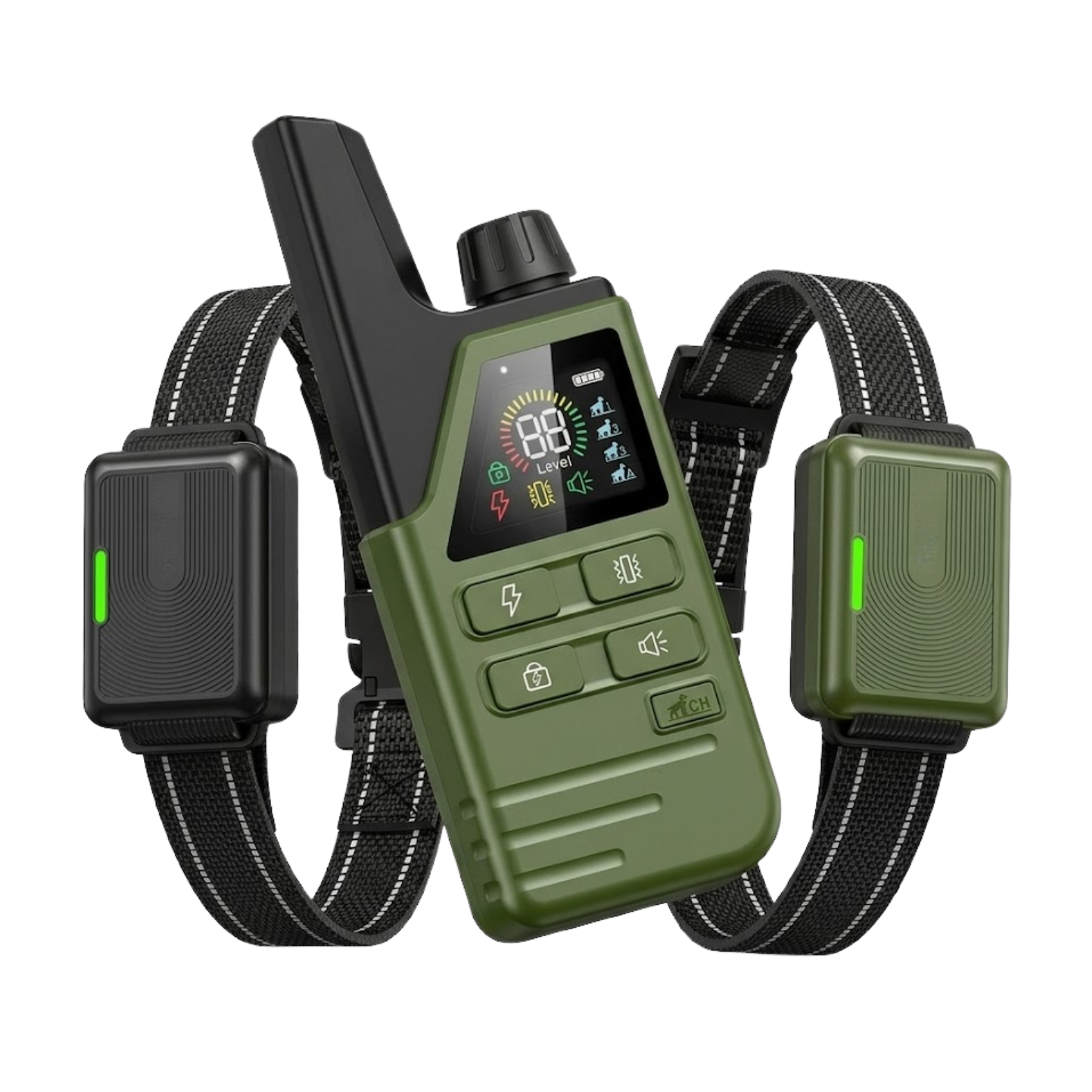 Electric Dog Training Collar with Remote 1000m Range Waterproof Rechargeable Device