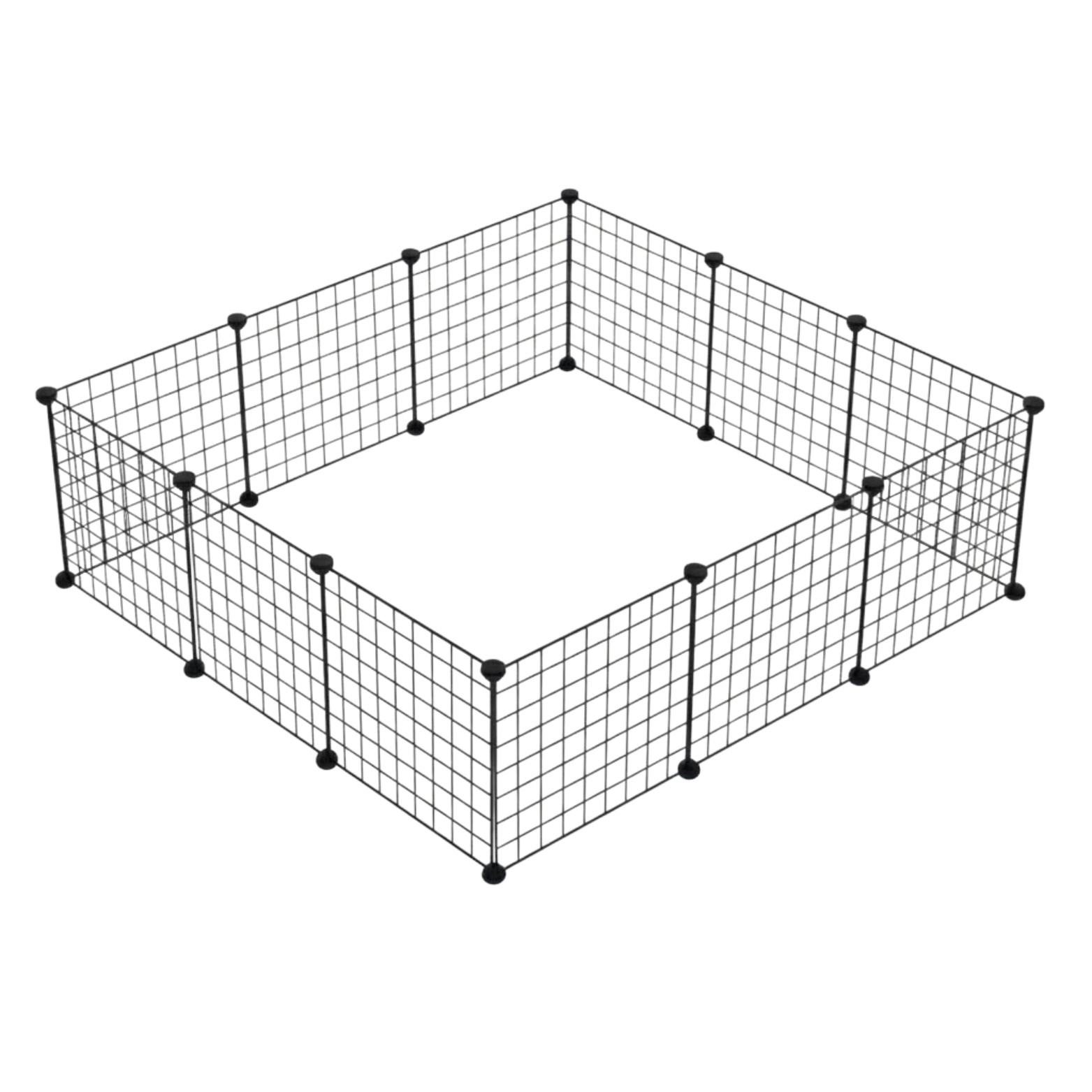 Metal Wire Dog Playpen Modular Indoor Pet Fence Panels with Door