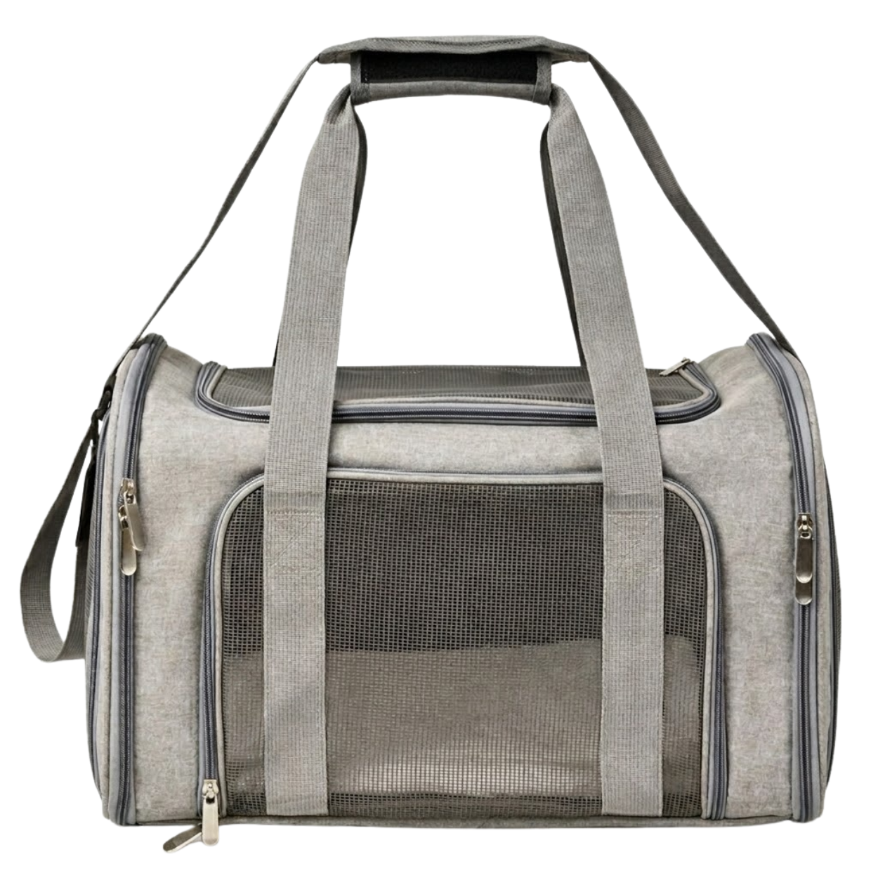 Soft Sided Pet Carrier for Small Dogs and Medium Cats with Mesh Ventilation