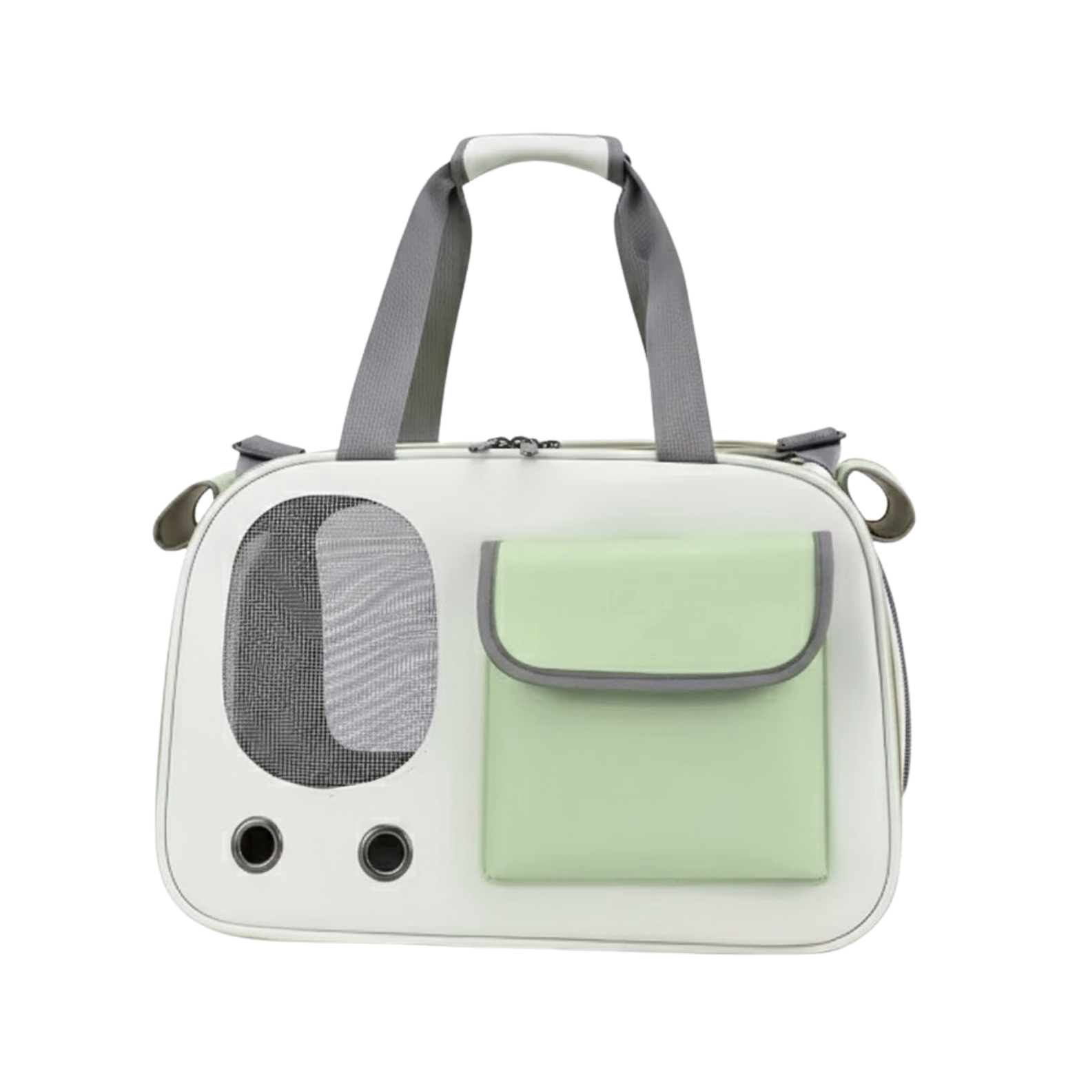 Soft-Sided Pet Carrier Bag with Breathable Mesh for Cats and Small Dogs