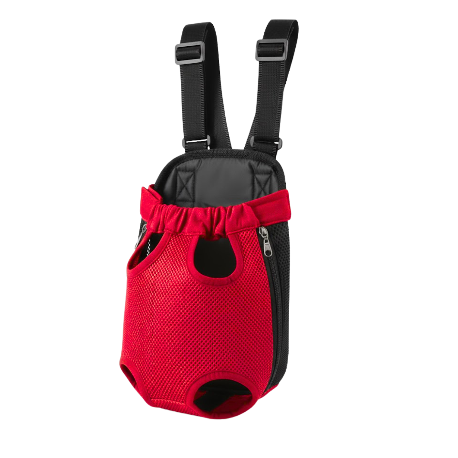 Adjustable Dog Carrier Backpack with Legs Out Design and Breathable Cotton Mesh