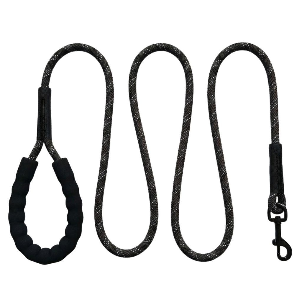 Reflective Long Dog Training Leash with Padded Foam Handle for Small to Large Dogs