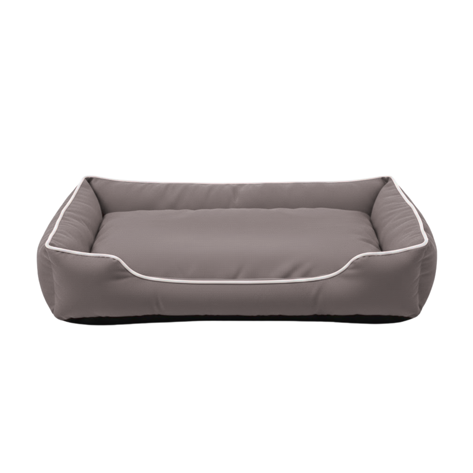 Waterproof Square Dog Bed with Durable Fiber Padding and Mechanical Wash Construction