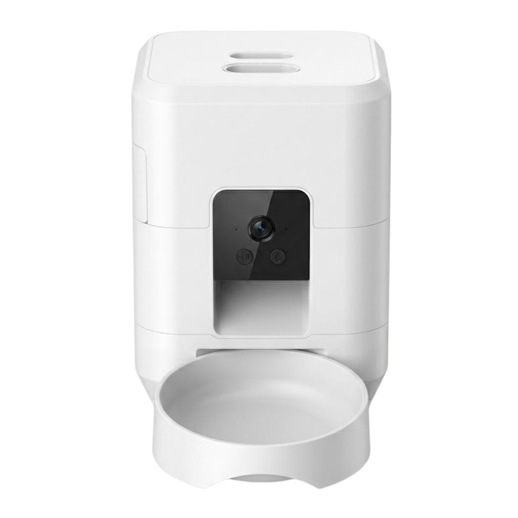 Automatic Pet Feeder with Wi-Fi Camera and Remote App Control for Cats and Dogs