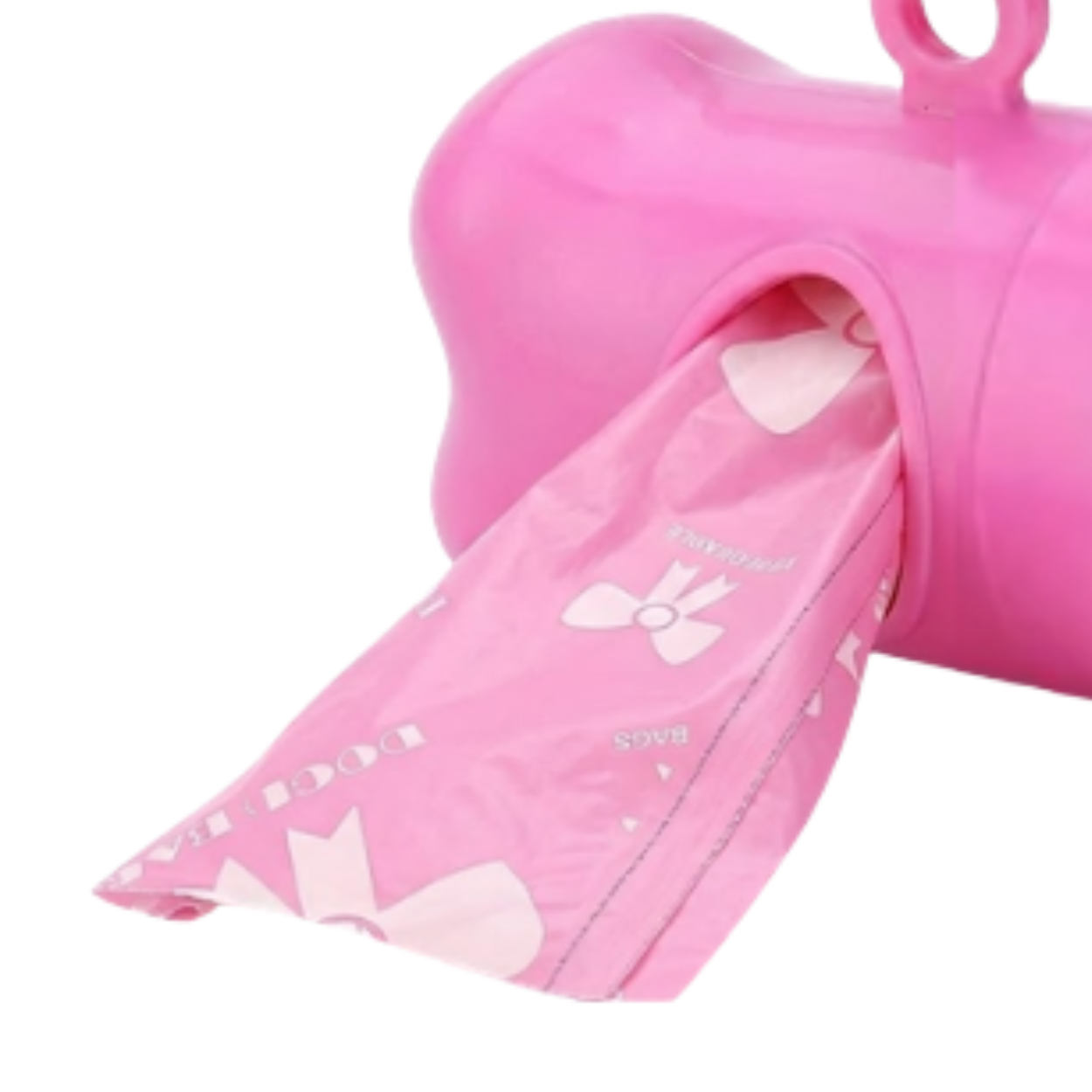 Leak-proof Dog Poop Bags with Bone Dispenser for Pet Waste Cleaning