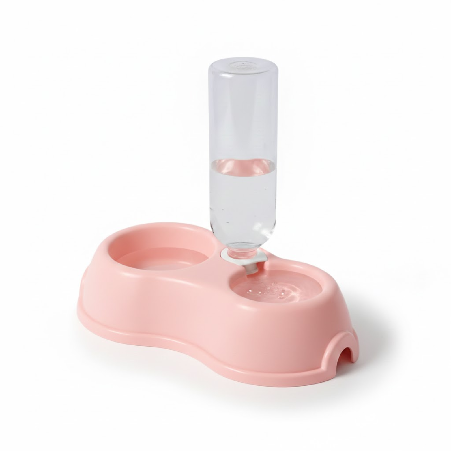 Automatic Cat Water Dispenser and Double Food Bowl Set with Raised Stand