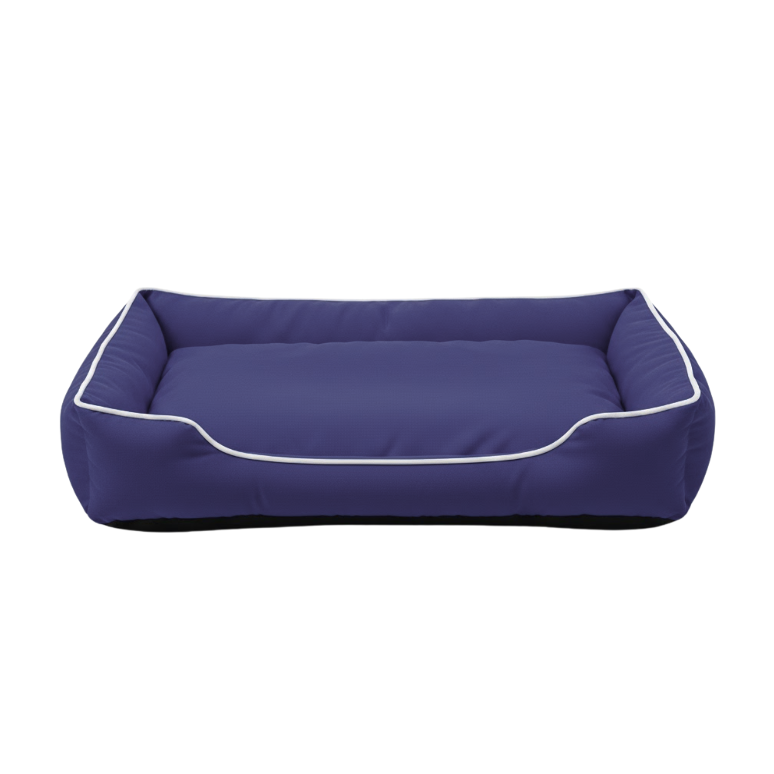 Waterproof Square Dog Bed with Durable Fiber Padding and Mechanical Wash Construction