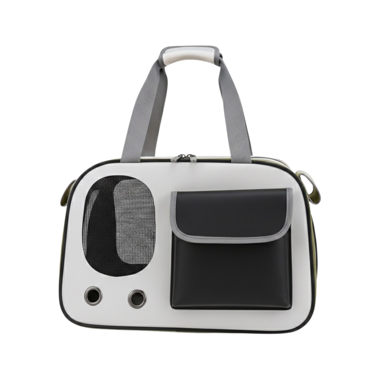 Soft-Sided Pet Carrier Bag with Breathable Mesh for Cats and Small Dogs
