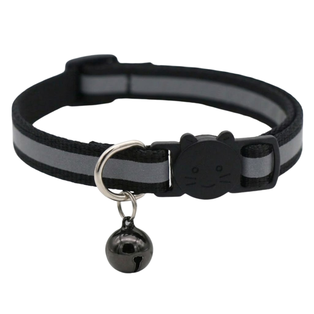 Reflective Cat Collar with Bell and Breakaway Buckle for Small Dogs and Kittens