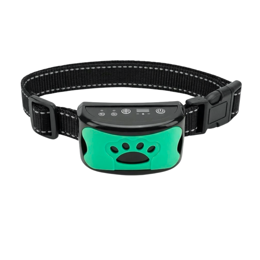 Anti Bark Collar with Vibration and Sound Rechargeable Nylon Training Band for Dogs
