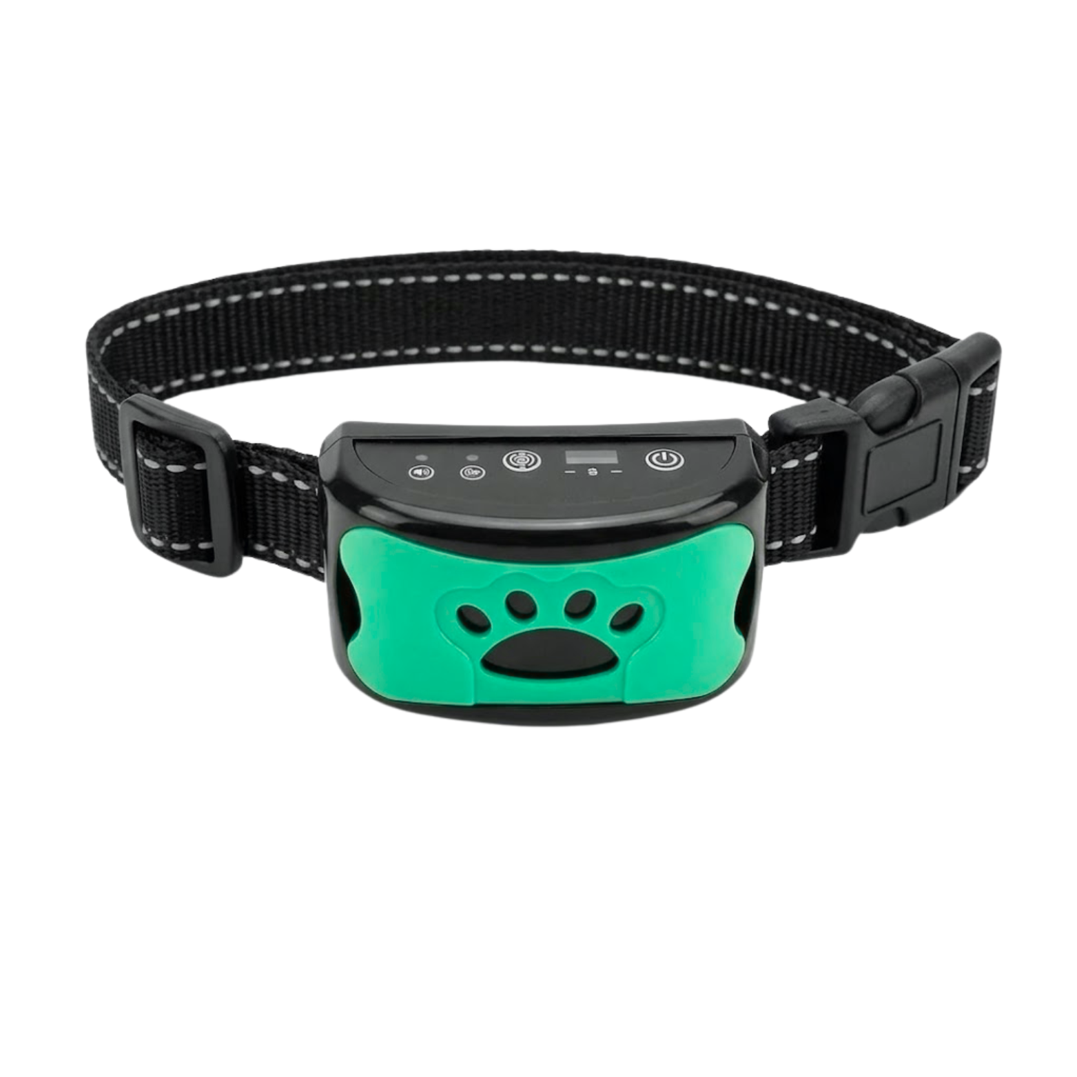 Anti Bark Collar with Vibration and Sound Rechargeable Nylon Training Band for Dogs