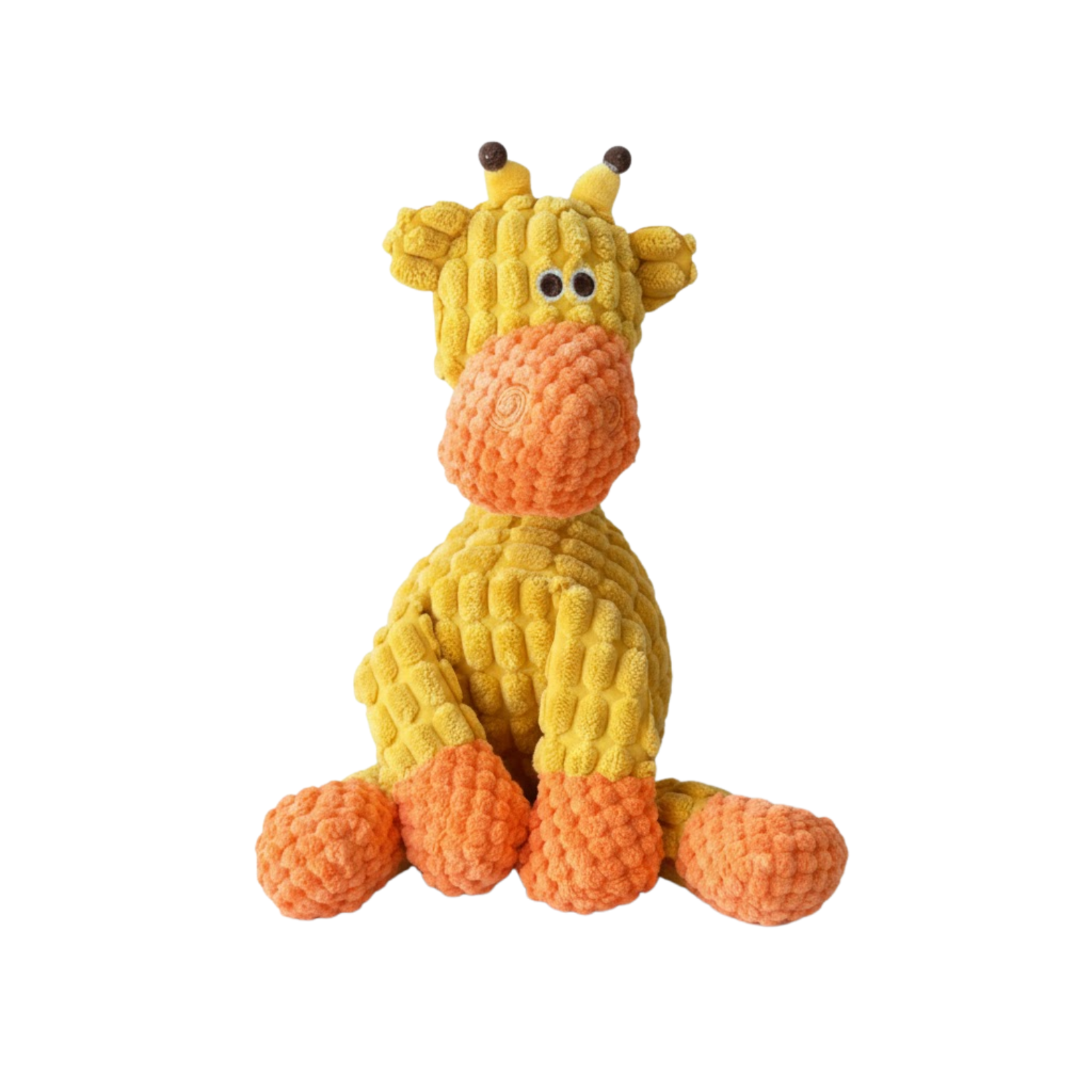 Squeaky Dog Toy Plush Animal Interactive Puppy Chew Toy with Fleece Texture