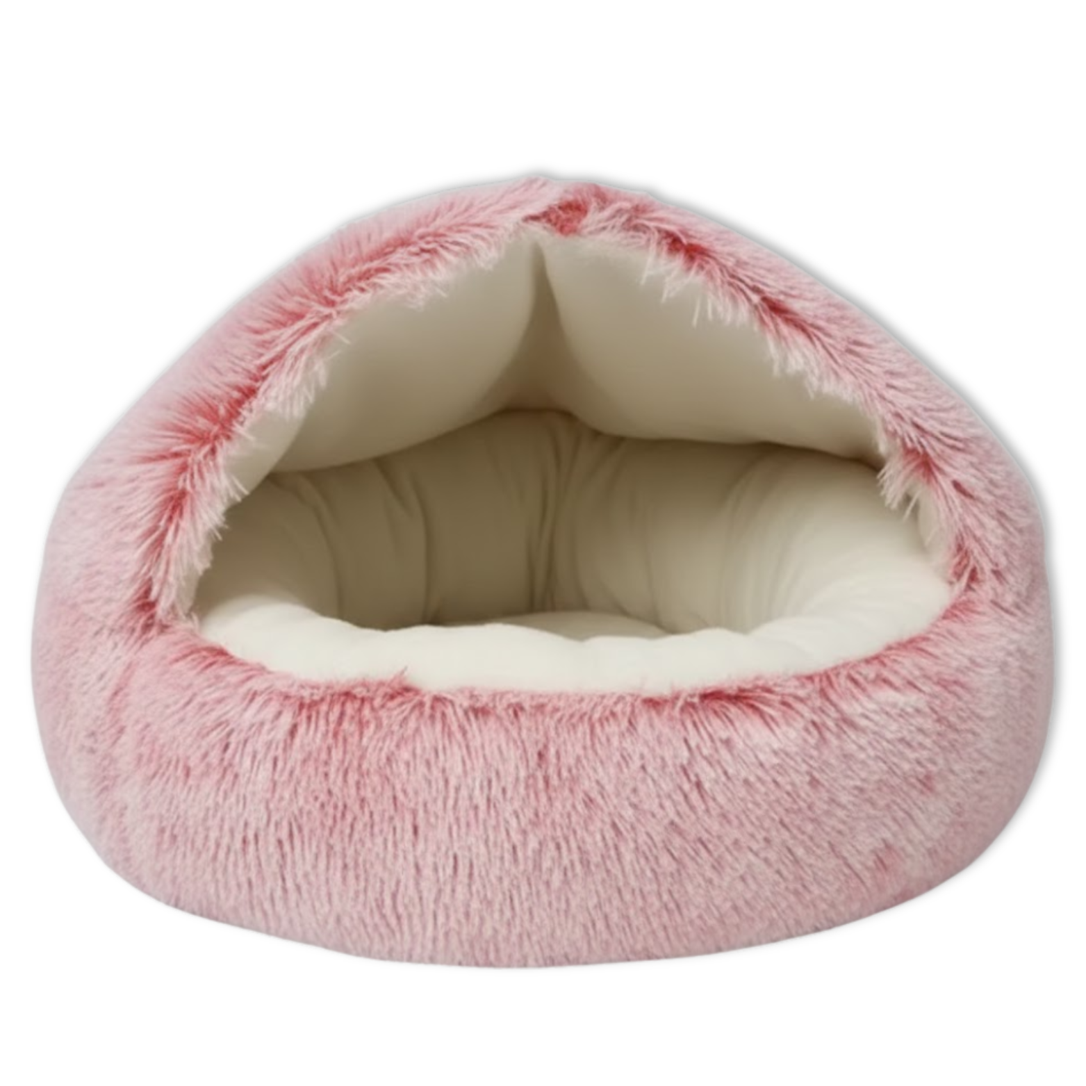 Warm Soft Plush Pet Bed with Cover Sleeping Cave
