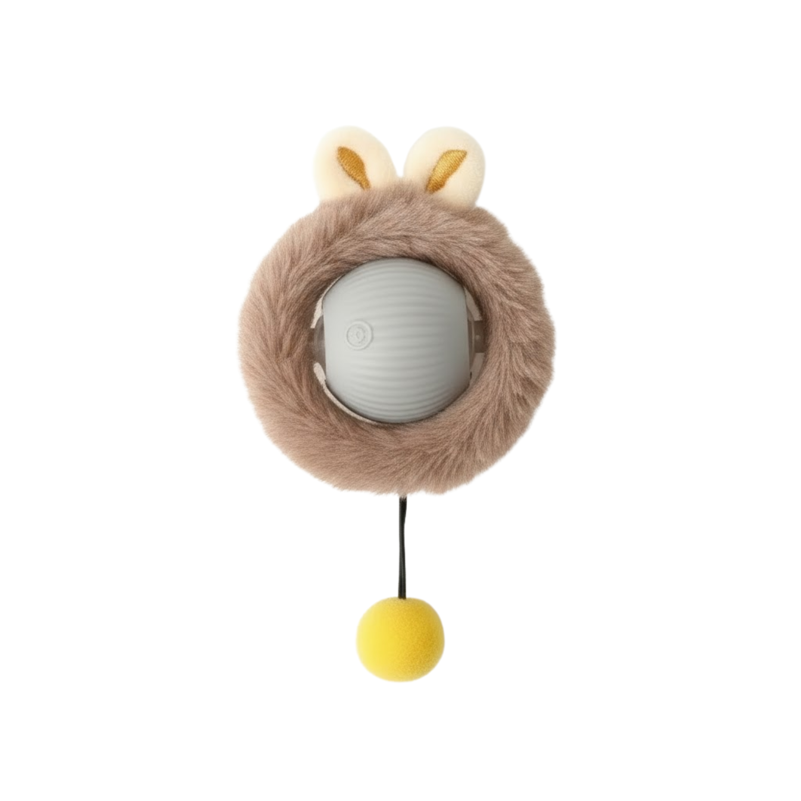 Interactive Motion Activated Cat Toy Ball with Hide and Seek Cloth Pouch Cover