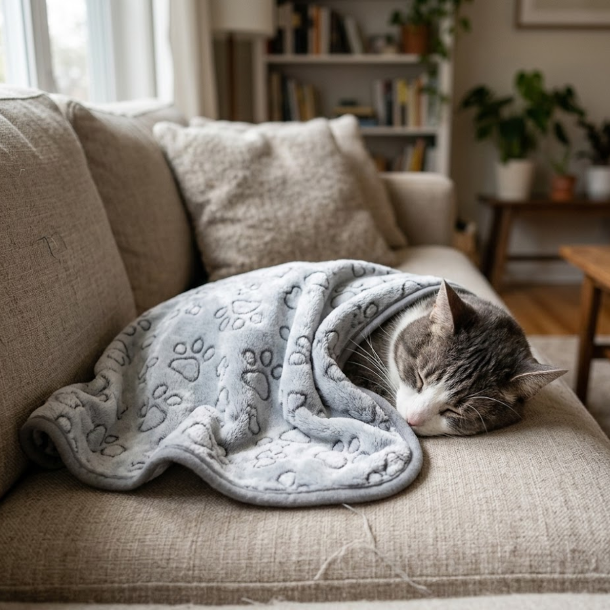 Soft Flannel Pet Blanket Breathable Coral Fleece Sleeping Mat for Dogs and Cats
