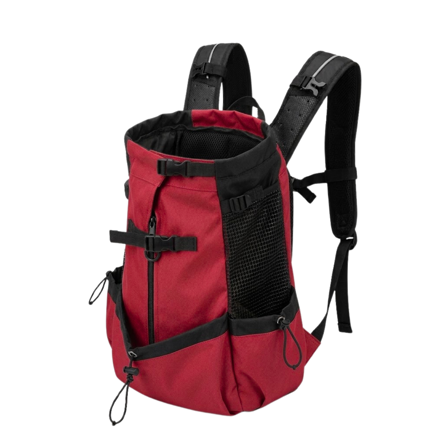 Dog Carrier Backpack Breathable Mesh Pet Travel Bag with Adjustable Shoulder Straps
