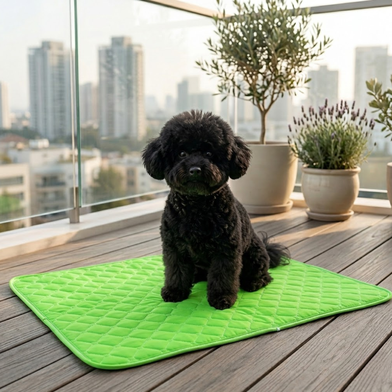 Washable Reusable Dog Pee Pad Absorbent Waterproof Puppy Training Mat for Car Seats