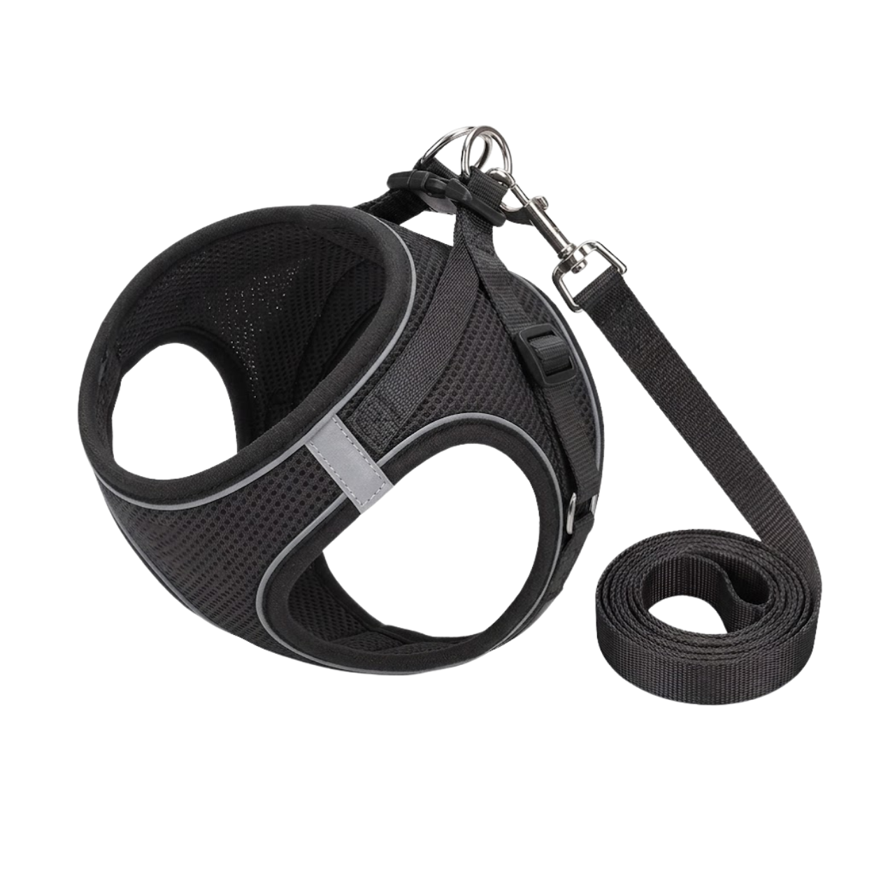 Reflective Dog Harness and Leash Set Breathable Mesh No Pull Vest for Small Pets