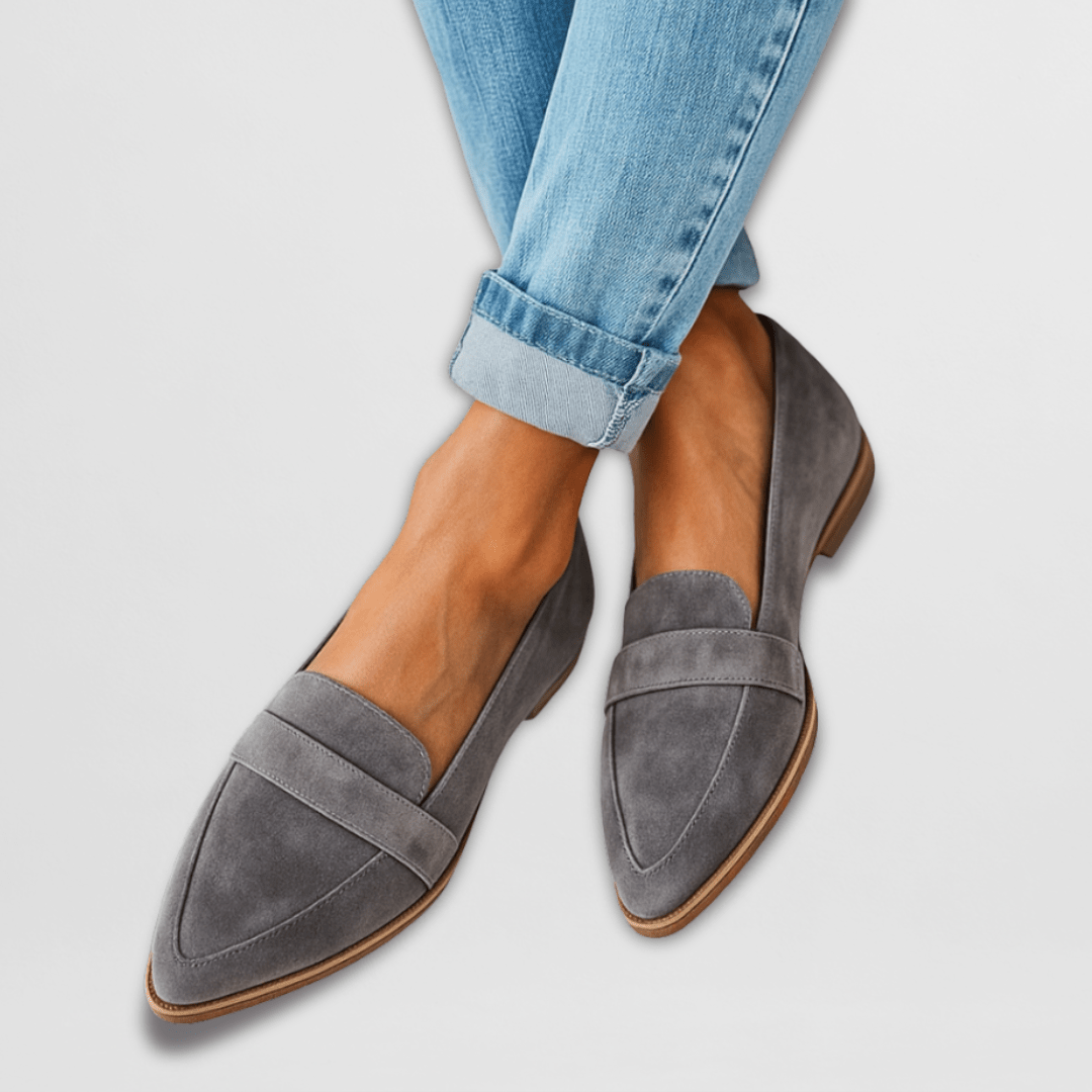 Women’s slip-on loafers suede — flexible lightweight sole | casual daily wear