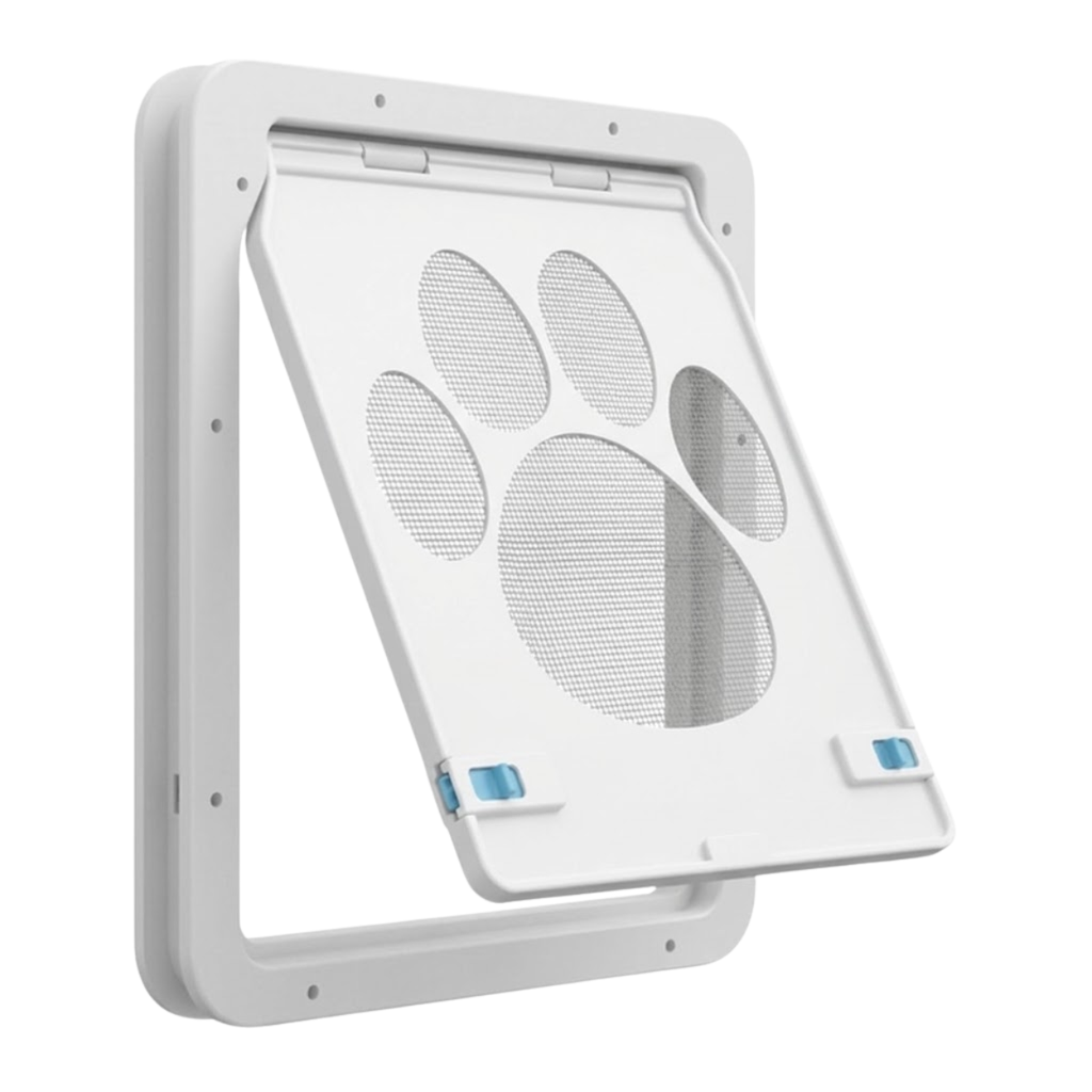 Magnetic Screen Pet Door for Cats and Dogs with Secure Locking System for Screen Doors