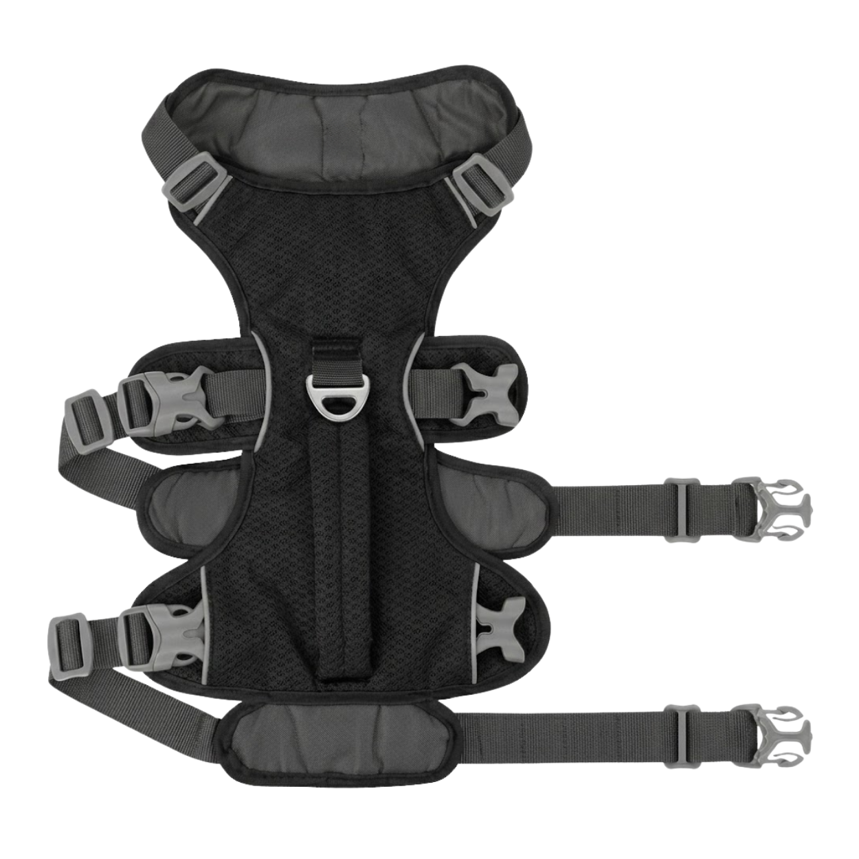 Reflective Nylon Dog Harness with Padded Vest and Adjustable Lifting Handle